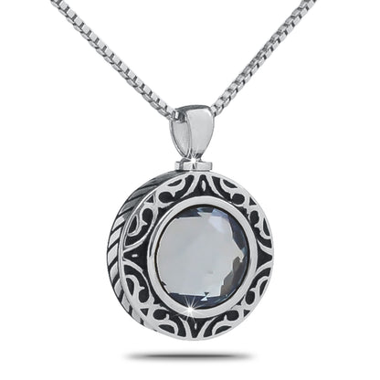June Light Purple Silver Keepsake